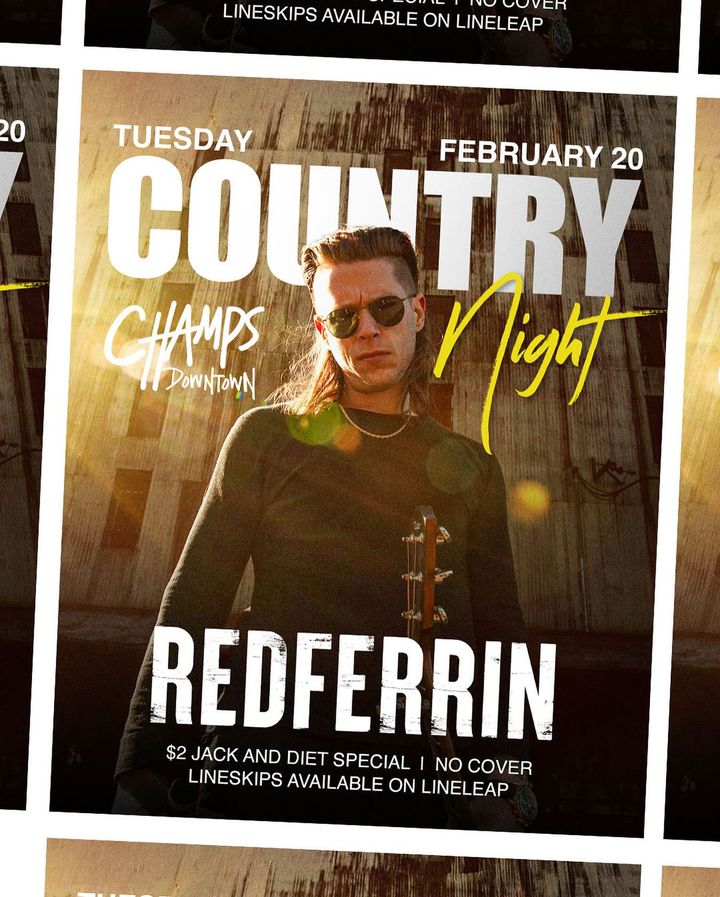 Country Night w/ special performance by @redferrin 